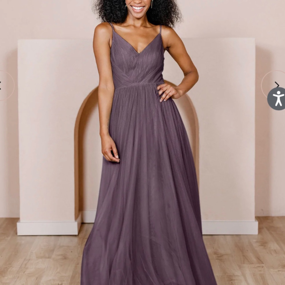 Revelry Penelope Tulle - Dusty Purple Size 10